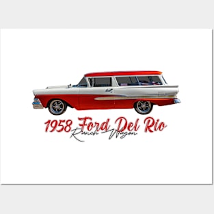 1958 Ford Del Rio Ranch Wagon Posters and Art